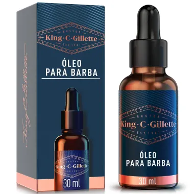 Óleo para Barba King C Gillette 30ml