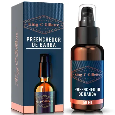 Sérum Preenchedor de Barba King C. Gillette 50ml