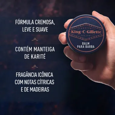 Balm para Barba King C. Gillette 75ml