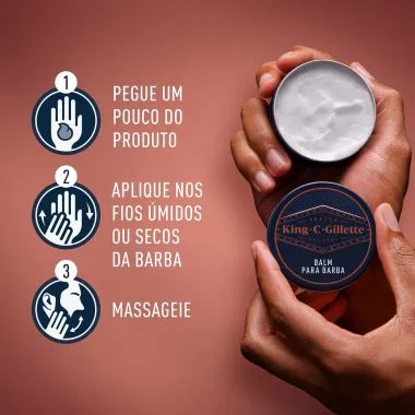 Balm para Barba King C. Gillette 75ml