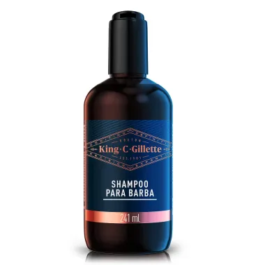 Shampoo para Barba King C Gillette com Mentol 241ml