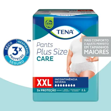 Roupa Íntima Tena Pants Plus Size Care XXL 8 Unidades