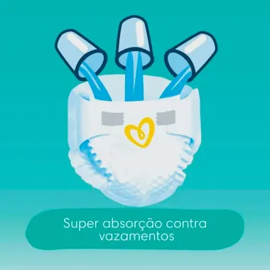 Fralda Pampers Supersec Tamanho XG 68 Unidades Descartáveis