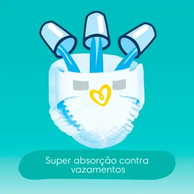 Fralda Pampers Supersec Tamanho XXG 64 Fraldas Descartáveis
