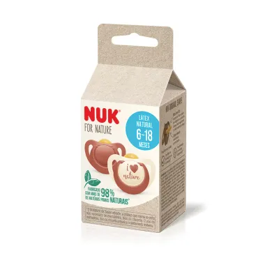 Chupeta Nuk For Nature 6 a18 Meses com 2 Unidades