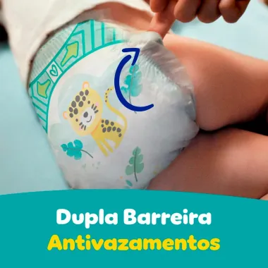 Fralda Pampers Confort Sec Tamanho P 72 Unidades Descart&aacute;veis