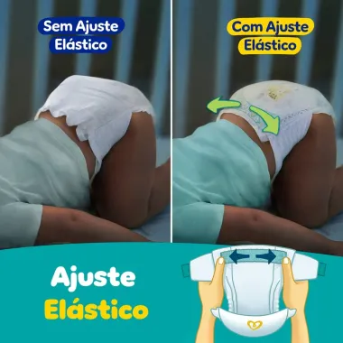 Fralda Pampers Confort Sec Tamanho XXXG 44 Unidades Descart&aacute;veis