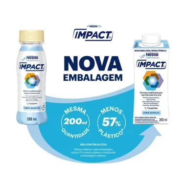 Impact Nutri&ccedil;&atilde;o Enteral e Oral Baunilha 200ml
