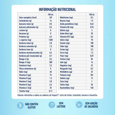 Impact Nutri&ccedil;&atilde;o Enteral e Oral Baunilha 200ml