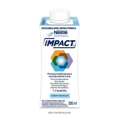 Impact Nutrição Enteral e Oral Baunilha 200ml