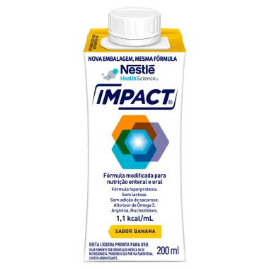 Impact Nutrição Enteral e Oral Banana 200ml