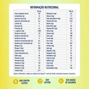 Impact Nutri&ccedil;&atilde;o Enteral e Oral Banana 200ml