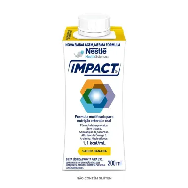 Impact Nutrição Enteral e Oral Banana 200ml