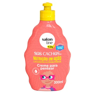 Creme para Pentear Salon Line Kids SOS Cachos 300ml Frasco