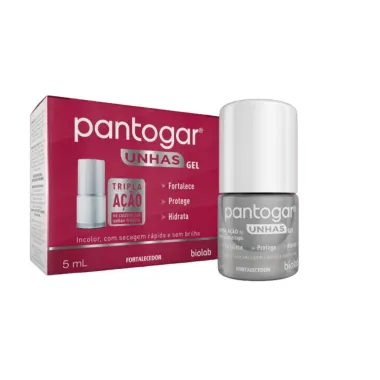 Pantogar Unhas Gel Secagem Rápida e sem Brilho 5ml