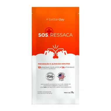 S.O.S Ressaca Sachê 13g Unidade