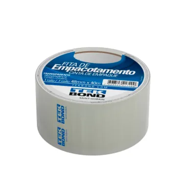 Fita de Empacotamento TekBond Tranpansparente 48X40