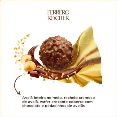 Ovo de P&aacute;scoa Ferrero Rocher Dark Amargo 137,5g