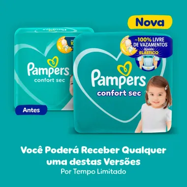 Fralda Pampers Confort Sec Tamanho XXXG 74 Fraldas