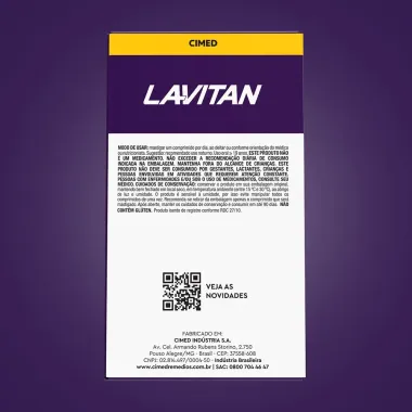 Lavitan Melatonina Sabor Maracujá com 90 Comprimidos Mastigáveis