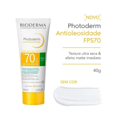 Protetor Solar Photoderm Antioleosidade SUN Active Defense FPS 70 Gel Creme Sem Cor 40g