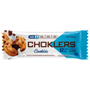 Barra de Proteína Choklers 12g de Proteína Cookies 40g