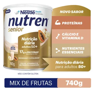 Nutren Senior Complemento Alimentar Mix de Frutas 740g