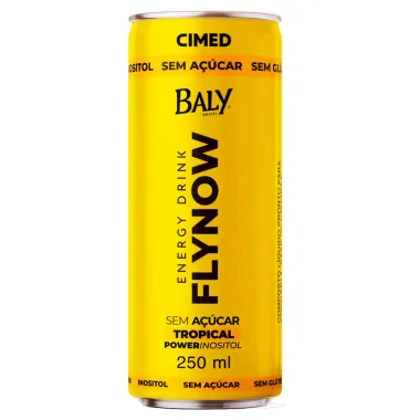 Energético Baly Tropical Flynow Zero Açúcar 250ml