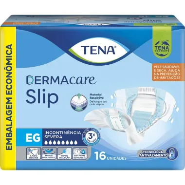 Fralda Geriátrica Tena Slip Dermacare EG 16 Unidades_1