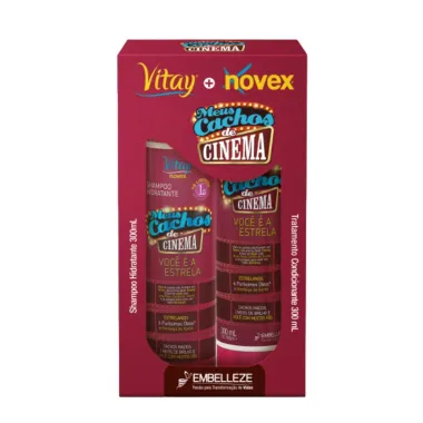 Shampoo e Condicionador Novex Meus Cachos de Cinema 300ml Cada