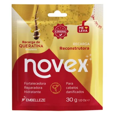 Creme Tratamento Novex Recarga de Queratina