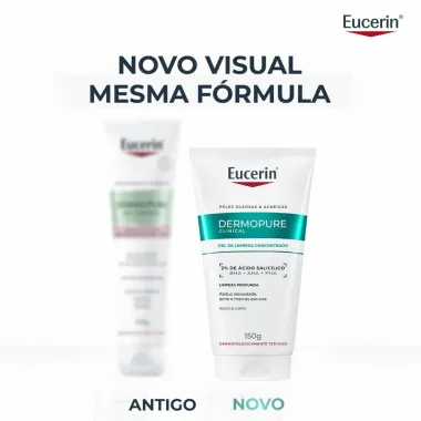 Eucerin Dermopure Clinical Gel de Limpeza Concentrado 150ml
