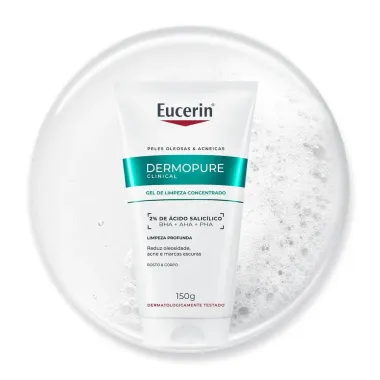Eucerin Dermopure Clinical Gel de Limpeza Concentrado 150ml