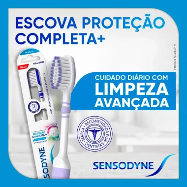 Escova Dental Sensodyne Proteção Completa Macia 1 Unidade