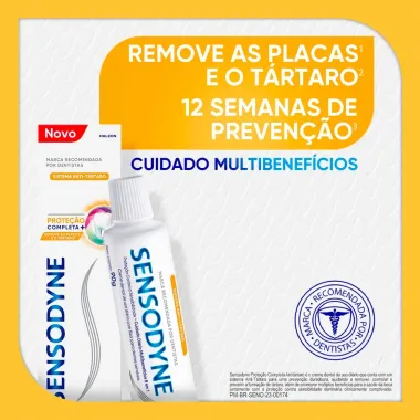 Creme Dental Sensodyne Proteção Completa Sistema Anti-tártaro 90g