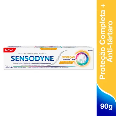 Creme Dental Sensodyne Proteção Completa Sistema Anti-tártaro 90g