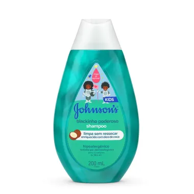 Shampoo Johnson's Kids Blackinho Poderoso Frasco 200ml
