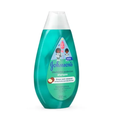 Shampoo Johnson's Kids Blackinho Poderoso Frasco 200ml