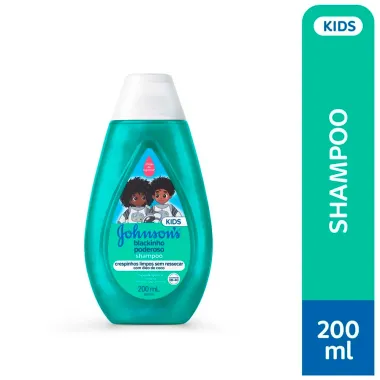 Shampoo Johnson's Kids Blackinho Poderoso Frasco 200ml