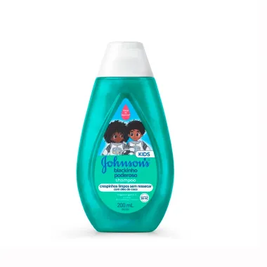 Shampoo Johnson's Kids Blackinho Poderoso Frasco 200ml