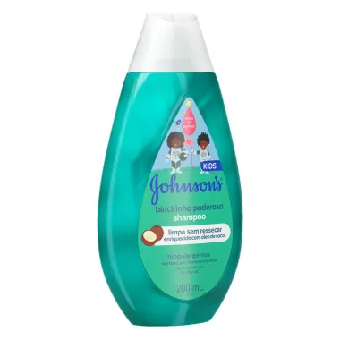 Shampoo Johnson's Kids Blackinho Poderoso Frasco