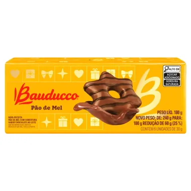 Pão de Mel Bauducco Chocolate ao Leite 180g