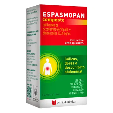 Espasmopan Composto Gotas com 10ml Caixa