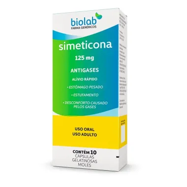 SIMETICONA 125MG CAPS10 BIOLAB