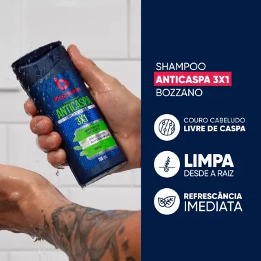 Shampoo Anticaspa Bozzano Mentol 200ml