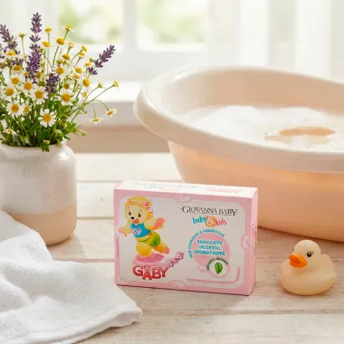 Sabonete Vegetal em Barra Giovanna Baby e Kids Hidratante Gaby 90g