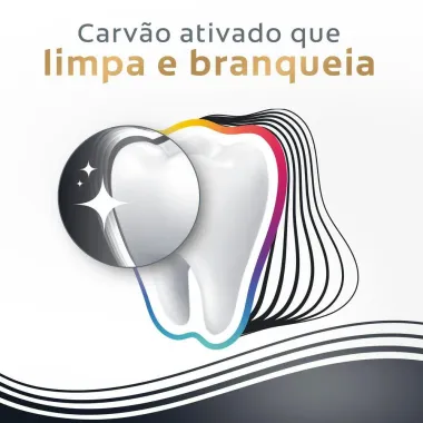 Creme Dental Colgate Total 12 Carvão Ativado 140g