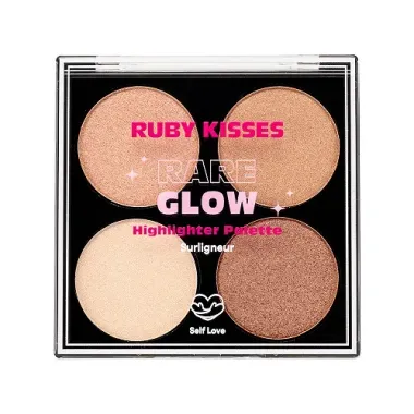 Paleta De Iluminador Ruby Kisses Rare Glow Surligneur