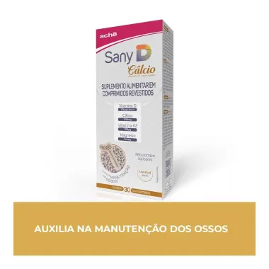 Sany D Cálcio com 30 Comprimidos Revestidos