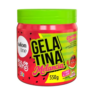 Gelatina Salon Line To de Cachos Kids Cheirinho de Melancia 550g